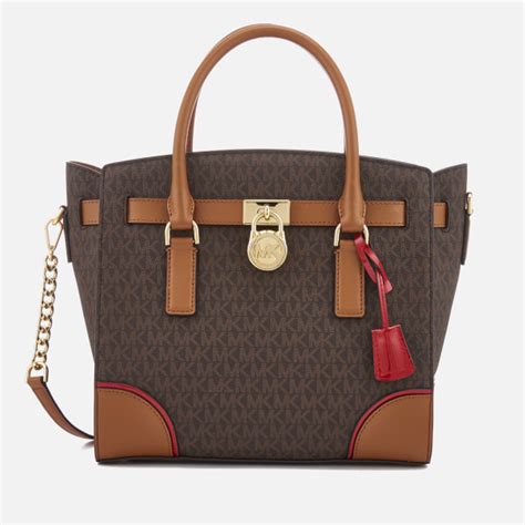 michael michael kors signature hamilton large east west satchel|Michael Kors nouveau Hamilton large.